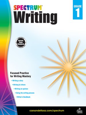 Spectrum Writing, Grade 1 - ebook